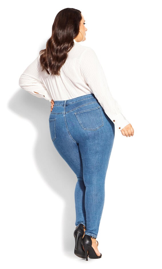 Harley Classic Skinny Jean - sapphire denim, SAPPHIRE, alternate image number null