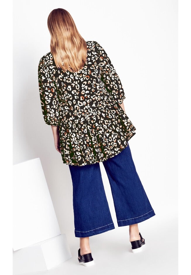 Safari Print Tunic - black, BLACK, alternate image number 2