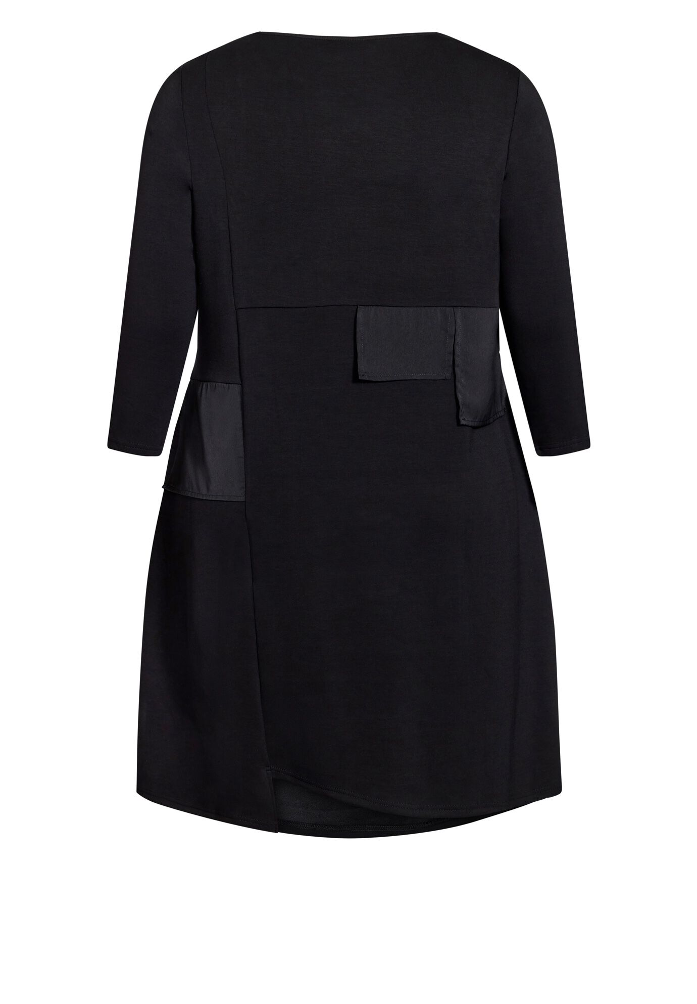 Beyond Knit Dress, BLACK, alternate image number 3