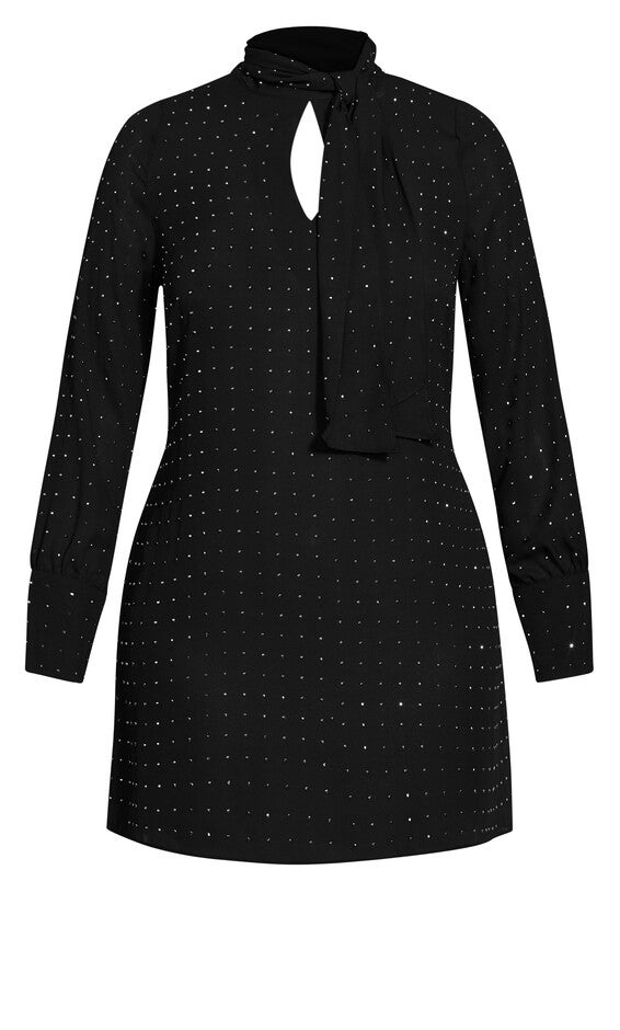 Nailhead Tunic - black, BLACK, alternate image number null