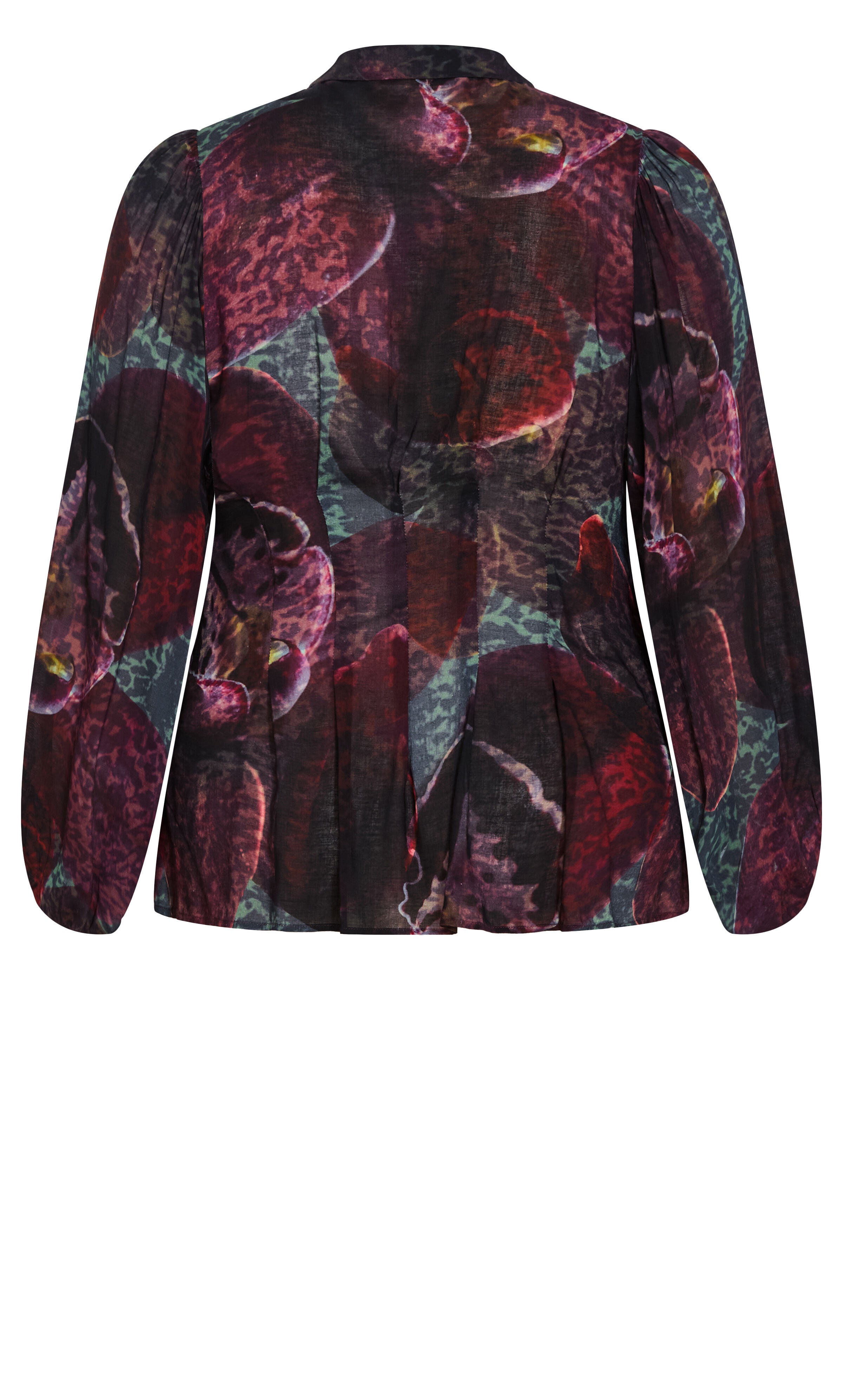 Piper Orchid Print Shirt, PURPLE, alternate image number 6