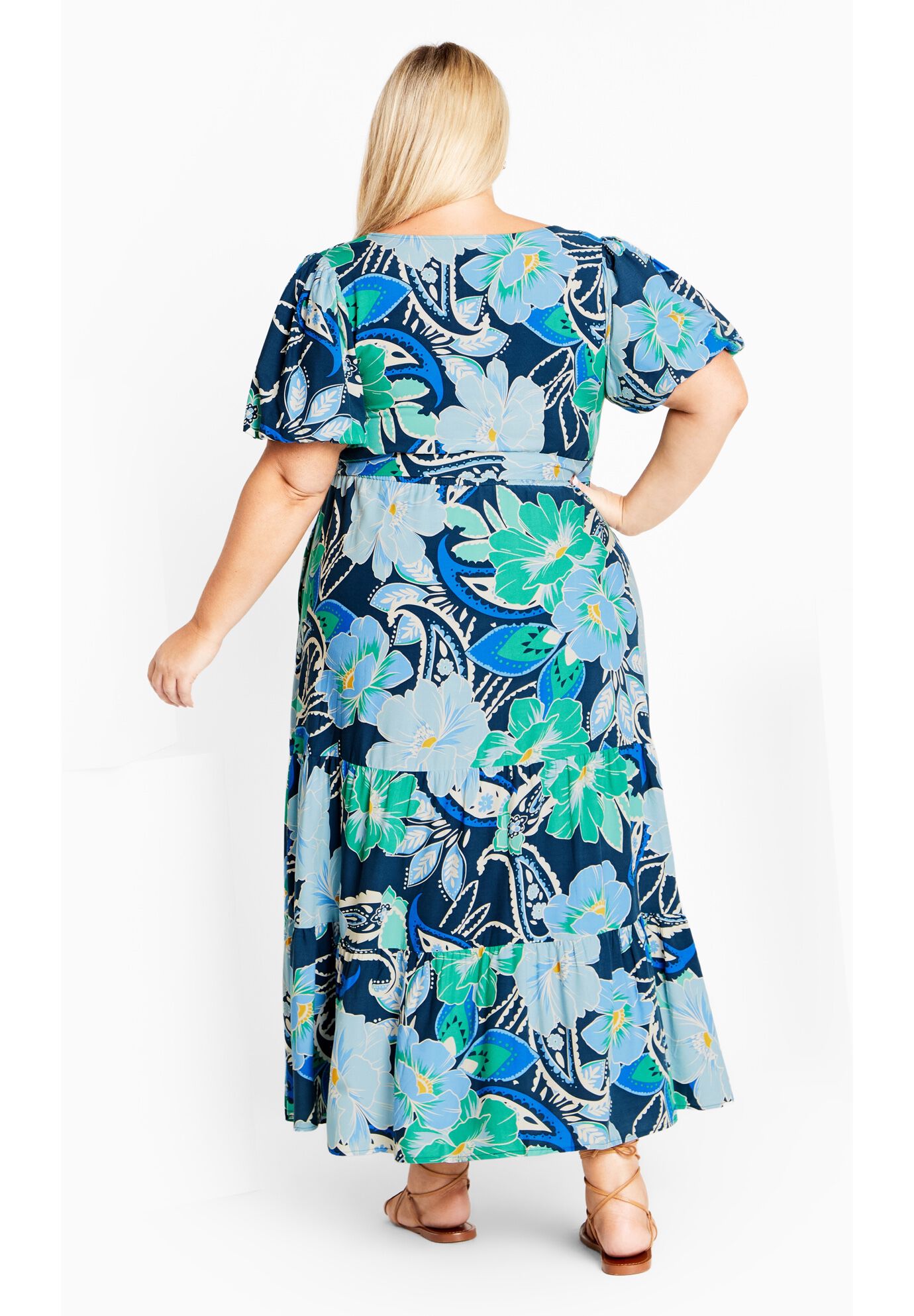 Raina Maxi Dress, INDIGO SUMMER, on-hover image number 1