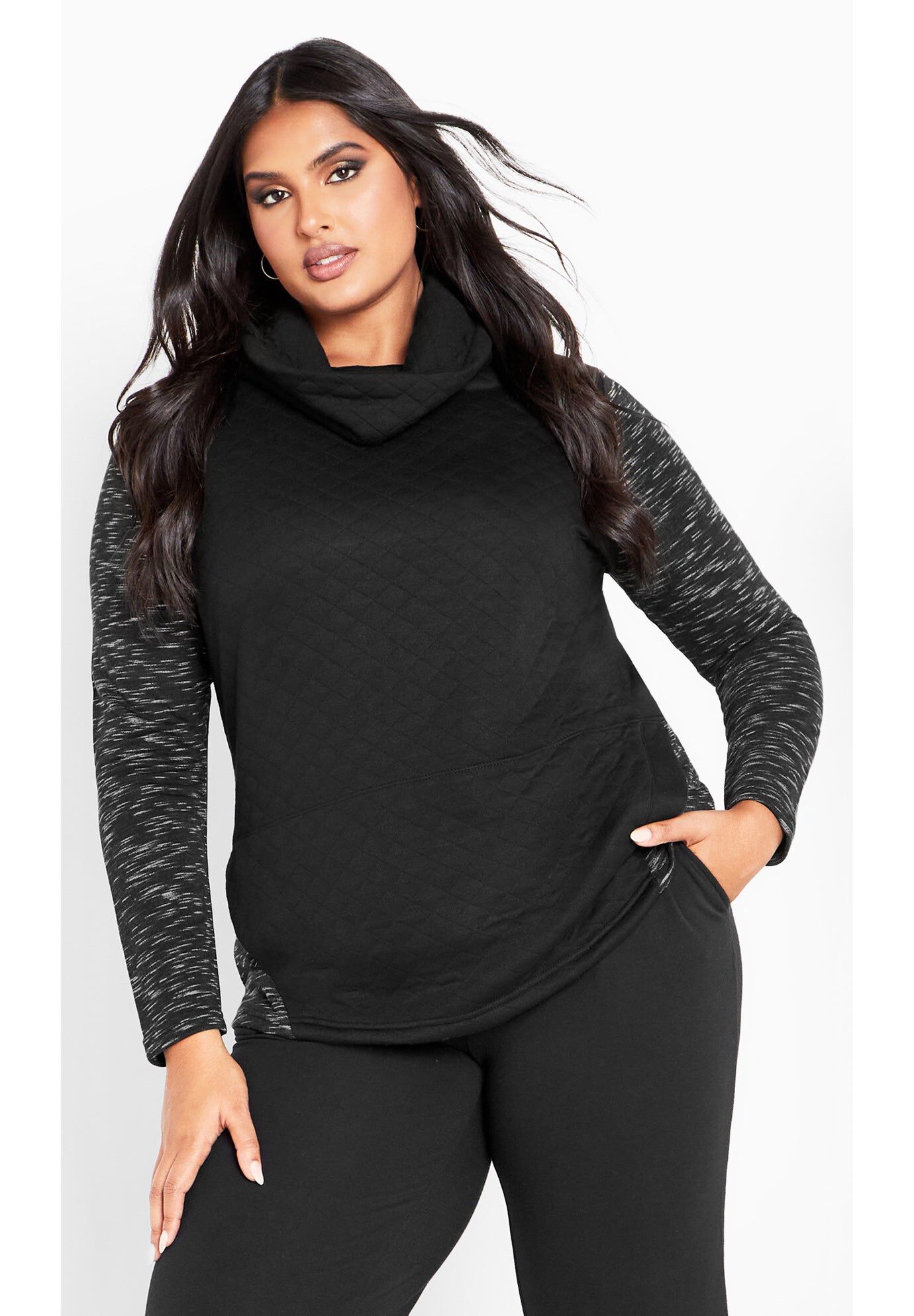 Sunday Sweat Top, BLACK, hi-res image number 0
