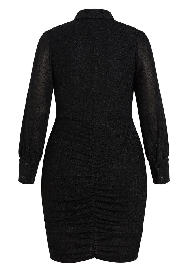 Chloe Dress - black, BLACK, alternate image number null