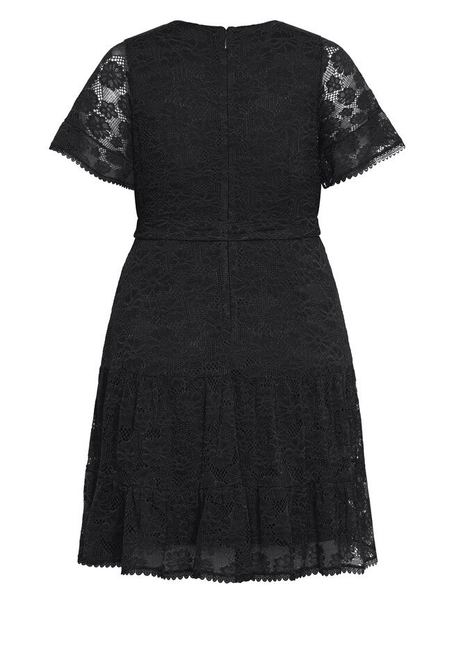 Garden Kisses Dress - black, BLACK, alternate image number 5
