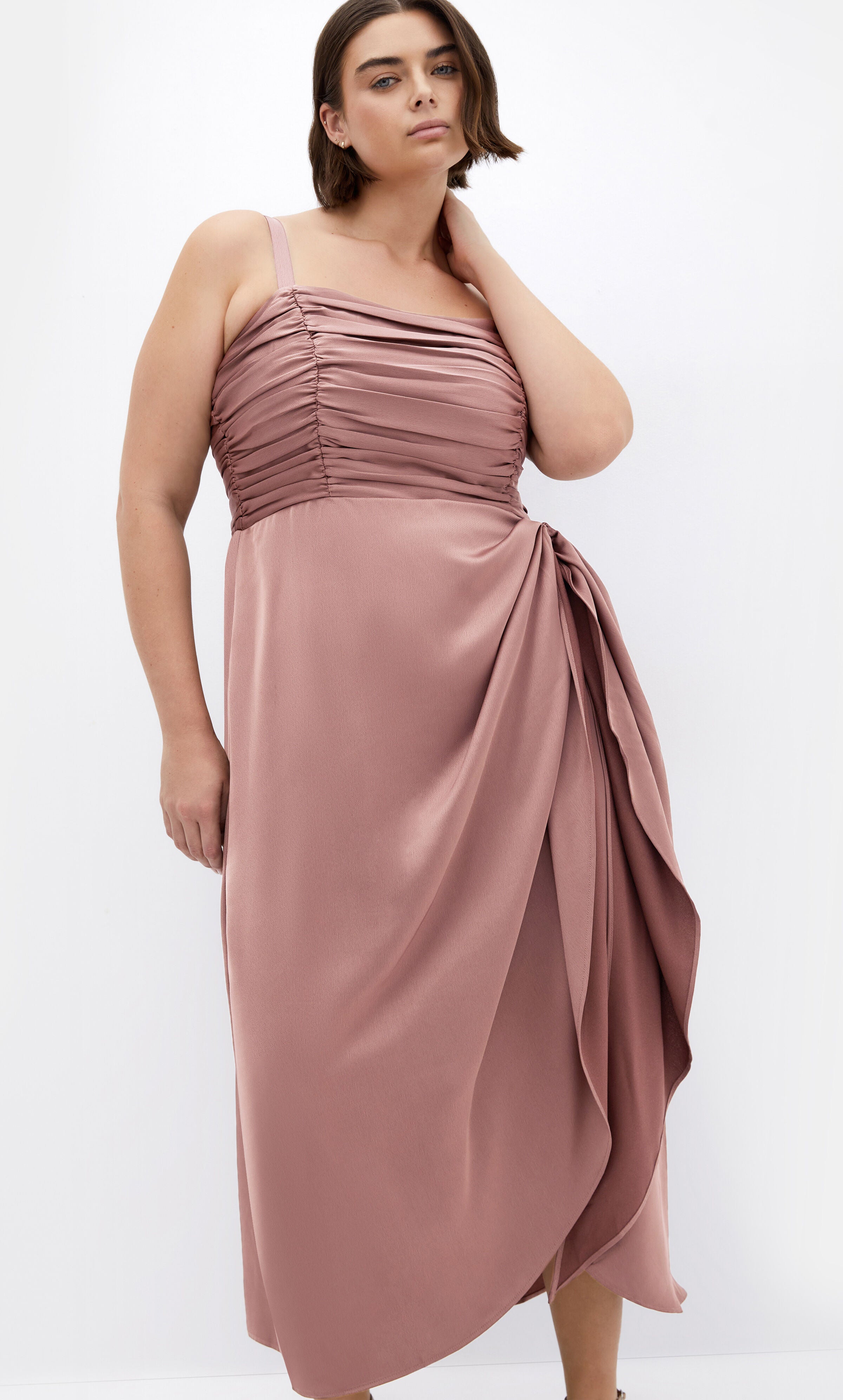 Ania Dress - antique rose, PINK, alternate image number 3