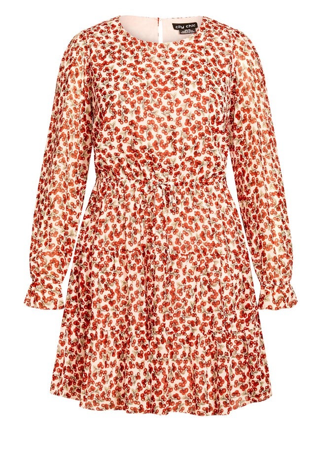Aurora Dress - champagne, RED, alternate image number null