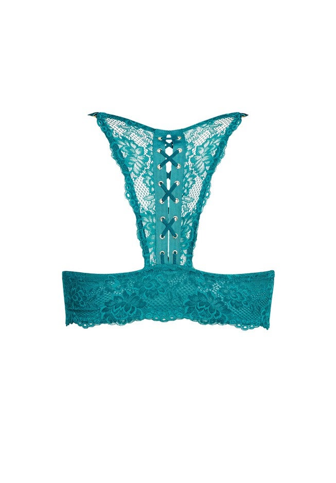 Pia Push Up Bra - teal, GREEN, alternate image number null