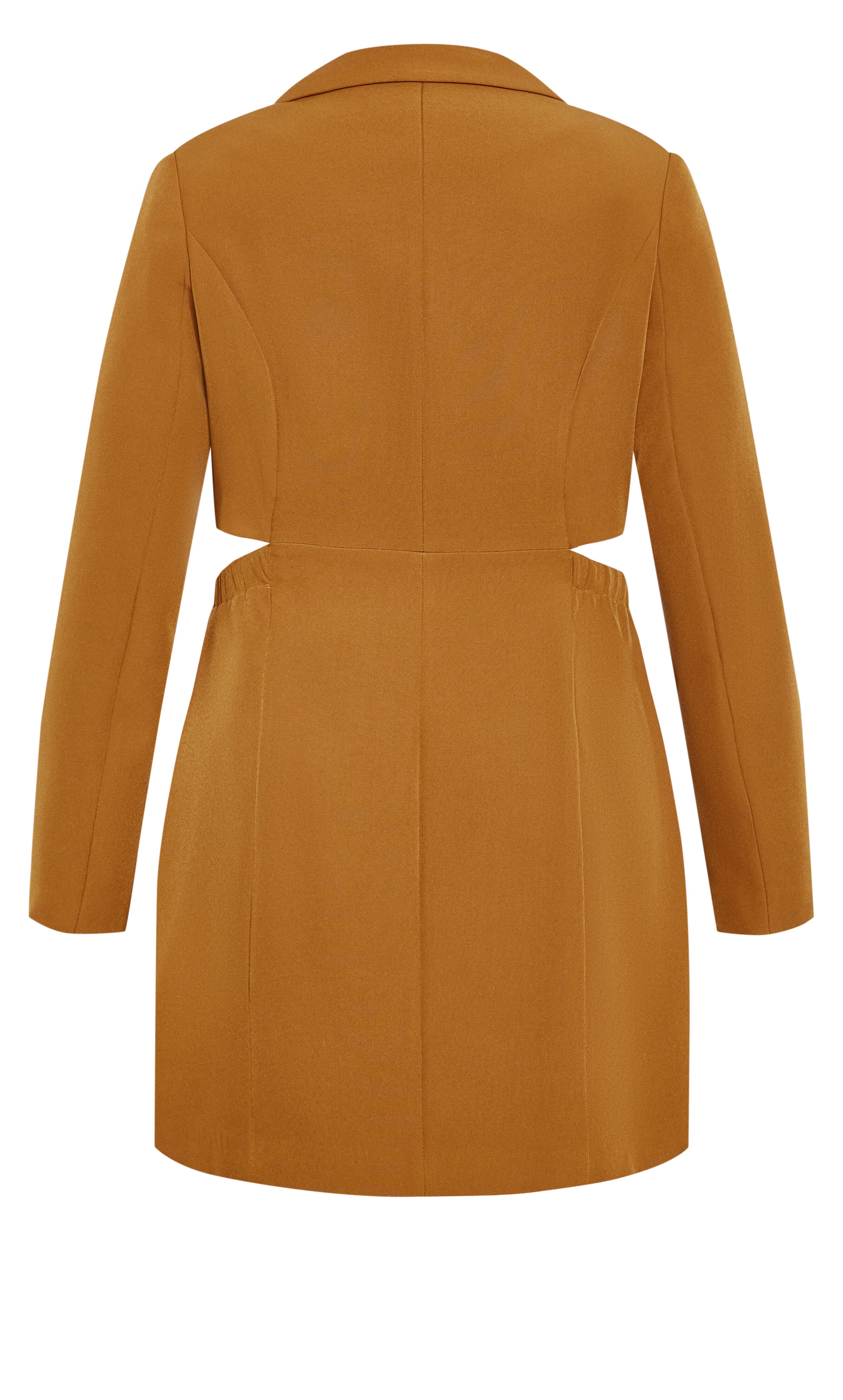 Tuxedo Twyla Dress - salted caramel, SALTED, alternate image number 5