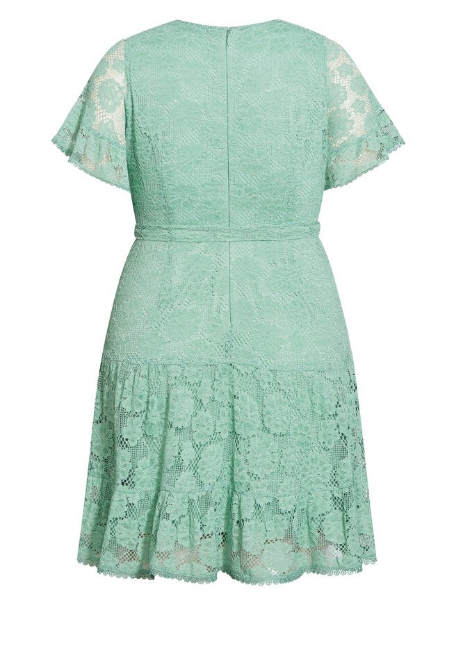 Garden Kisses Dress - sage, GREEN, alternate image number 4