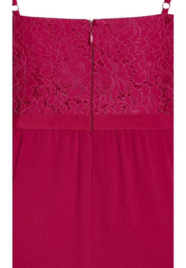 Lace Touch Dress - rosebud, PINK, alternate image number 4