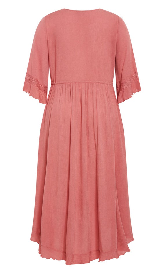 Cadence Dress - rosewood, PINK, alternate image number 4