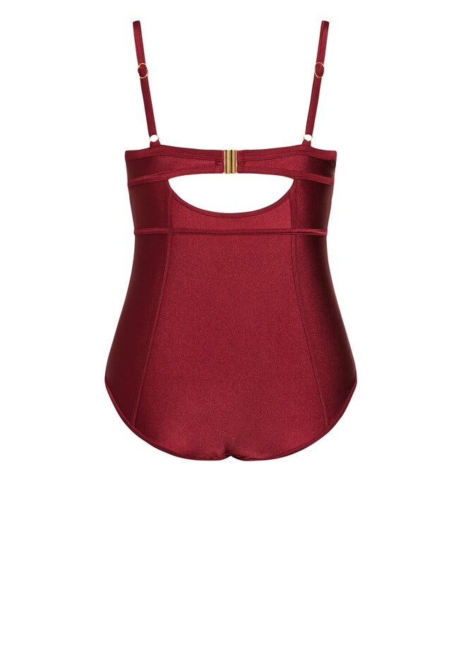 Grenada Underwire 1 Piece - merlot, PURPLE, alternate image number null