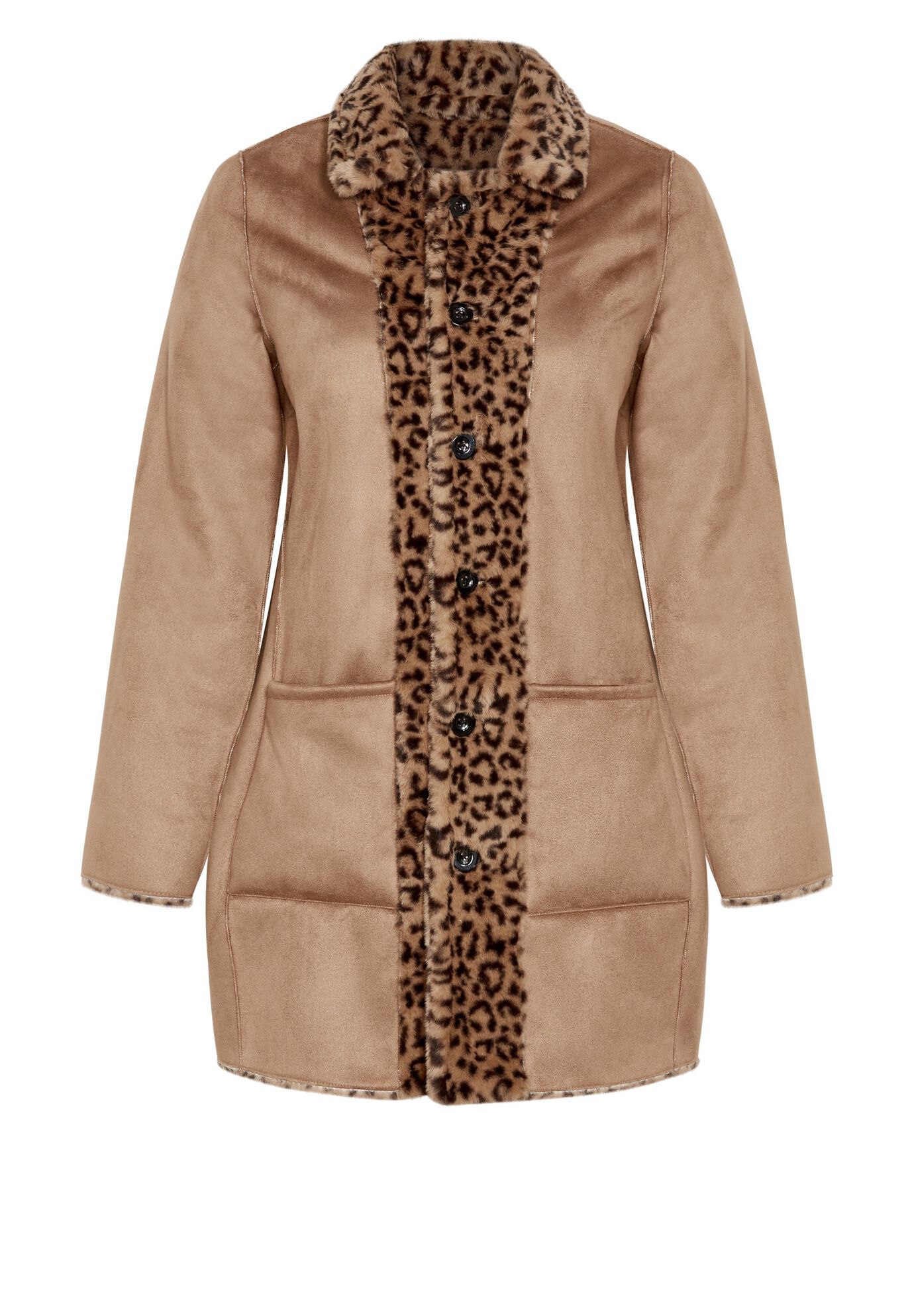 Lani Reversible Coat, COCOA, alternate image number 2