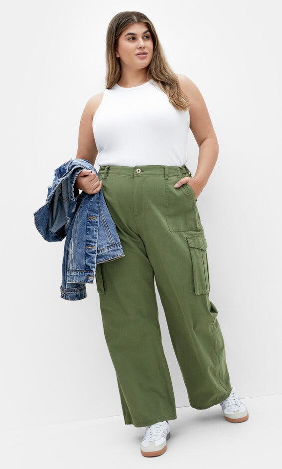 Mia Cargo Pant - olive, GREEN, hi-res image number null