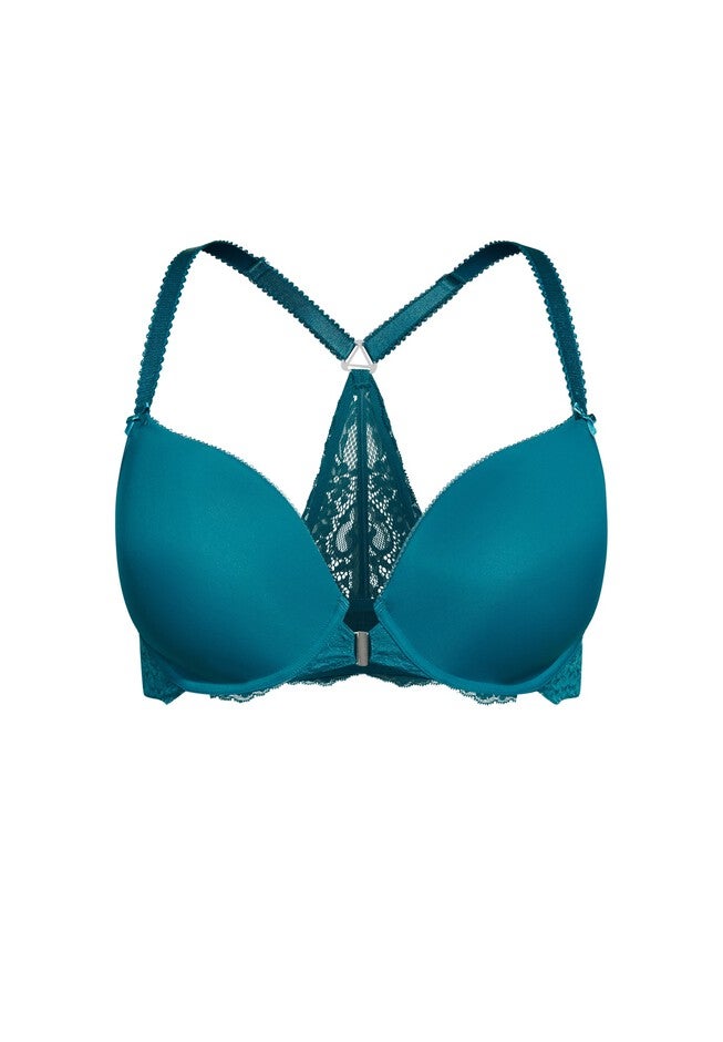 Emma Push Up Bra - teal, BLUE, alternate image number null