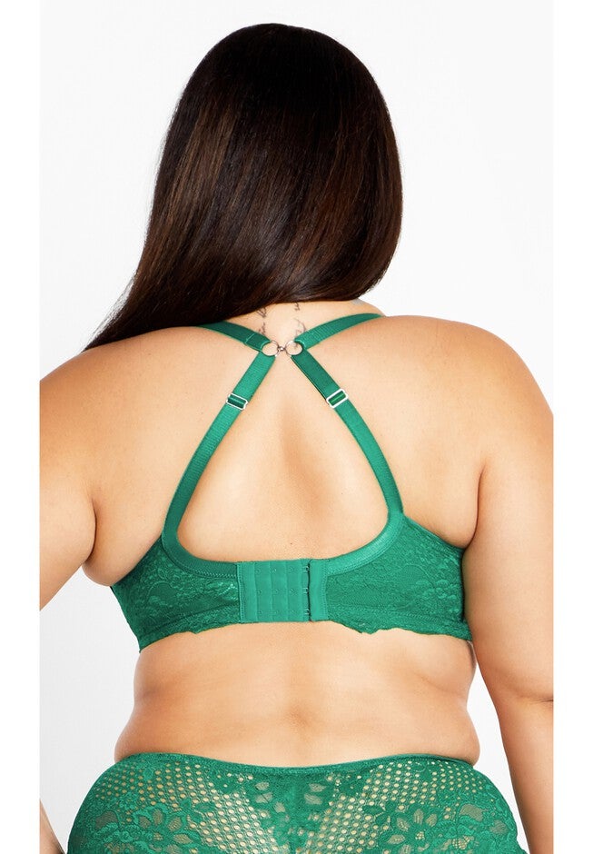 Allure Push Up Bra - kelly green, GREEN, alternate image number null