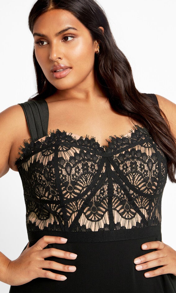 Sweet Evie Maxi Dress - black, BLACK, alternate image number null