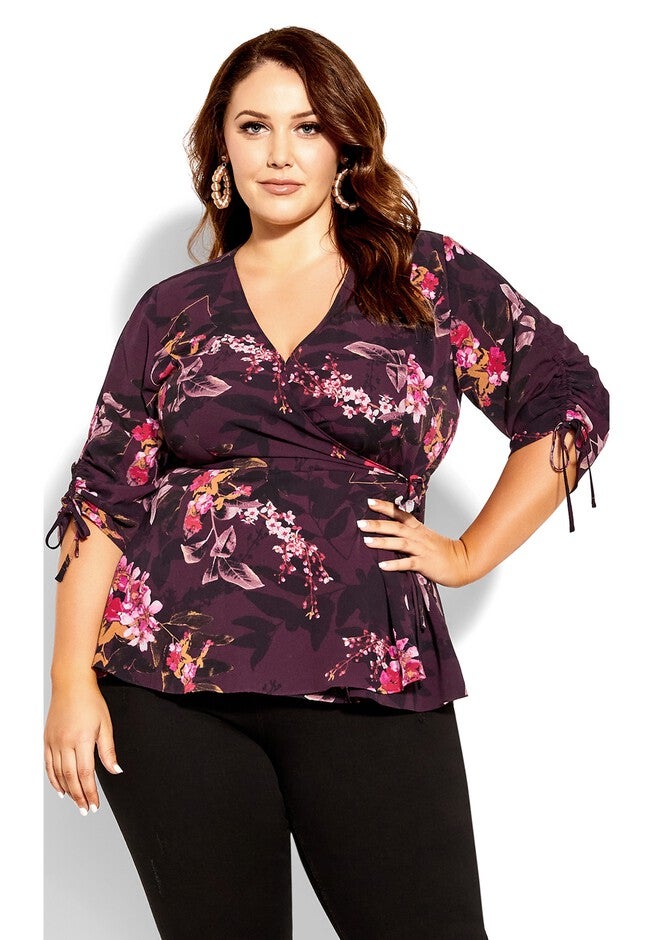 Marbella Night Top - burgundy, RED, hi-res image number null