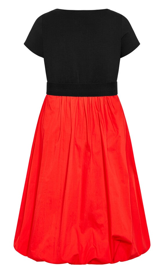 Paris Days Dress - tigerlily, TIGERLILY/BLACK, alternate image number null