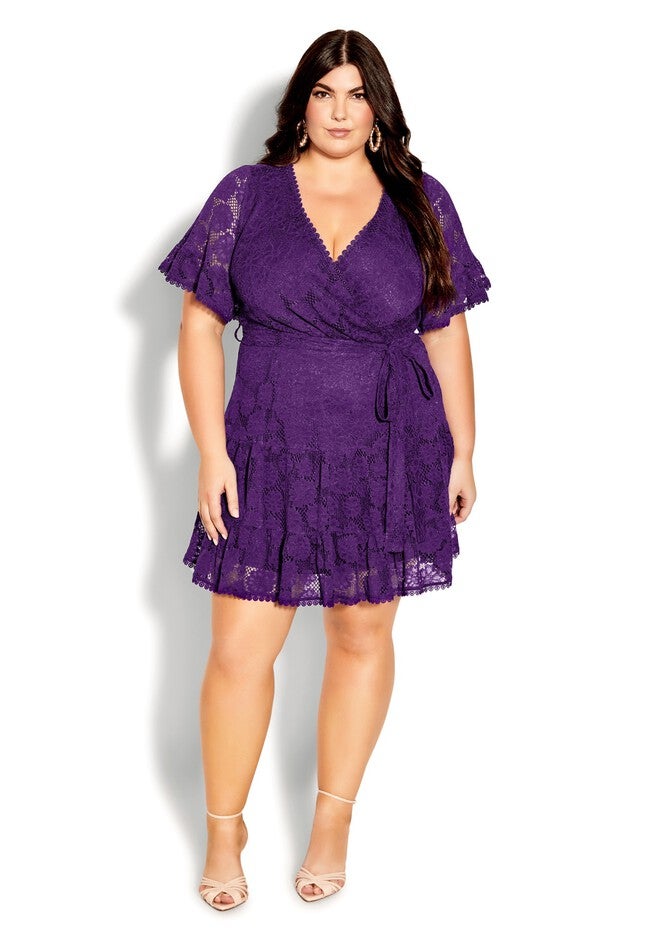 Garden Kisses Dress - petunia, PURPLE, hi-res image number 0
