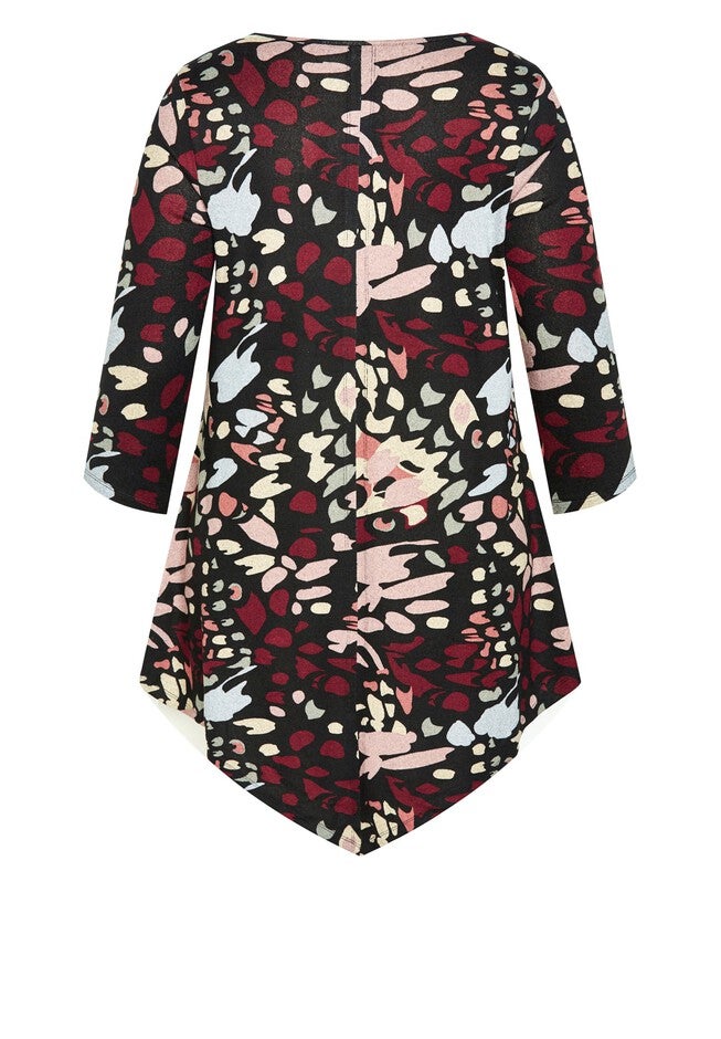Rylee Hacci Print Tunic, BUTTERFLY EFFECT, alternate image number null