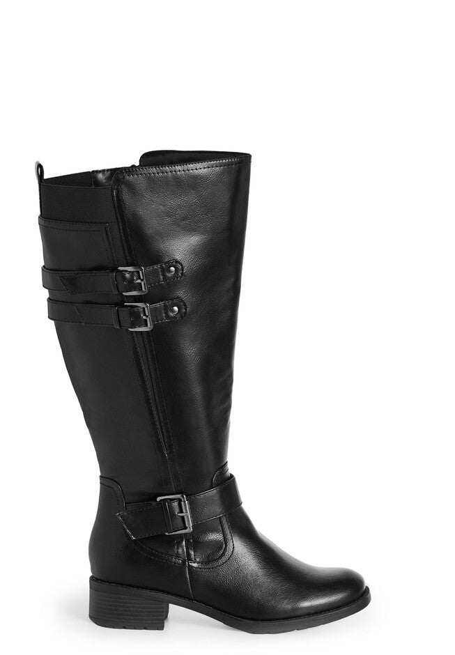 Mavis Tall Boot, BLACK, alternate image number null
