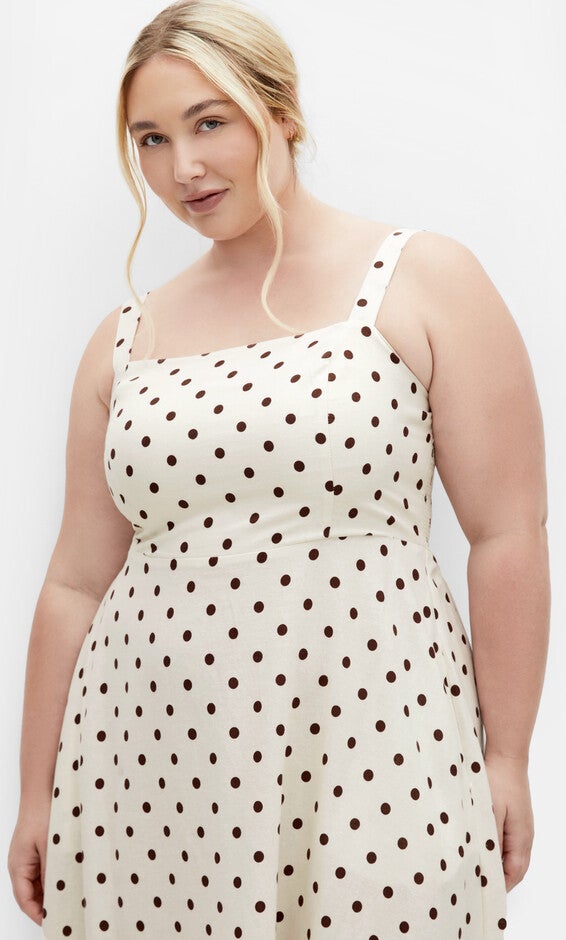 Collins Print Maxi Dress - cream, BEIGE, alternate image number 1