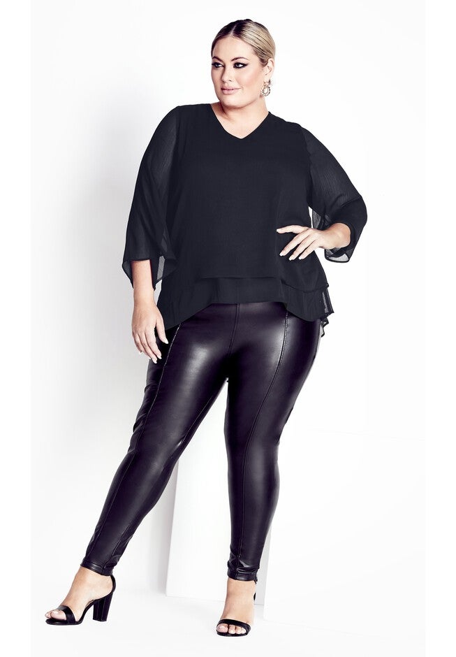 Rosie Layer Top, BLACK, alternate image number null