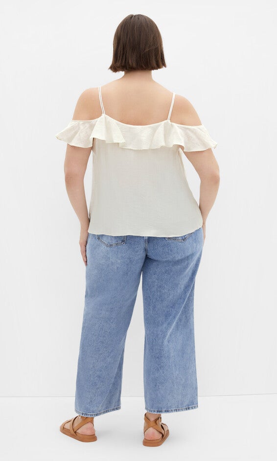 Aliya Top - butter, YELLOW, alternate image number 1