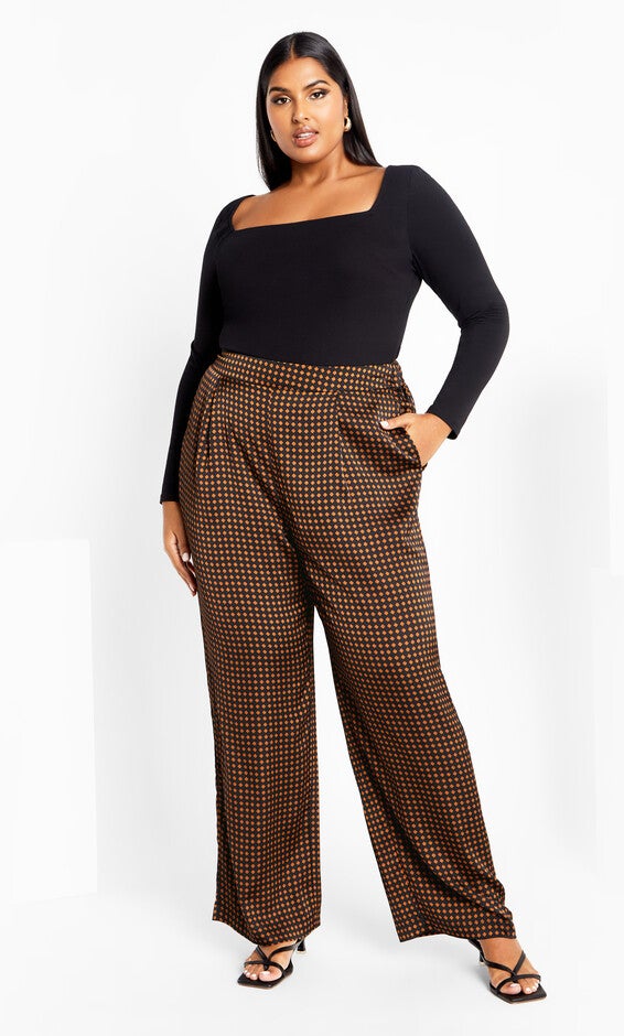 Mara Pant - mocha, ABSTRACT, alternate image number null
