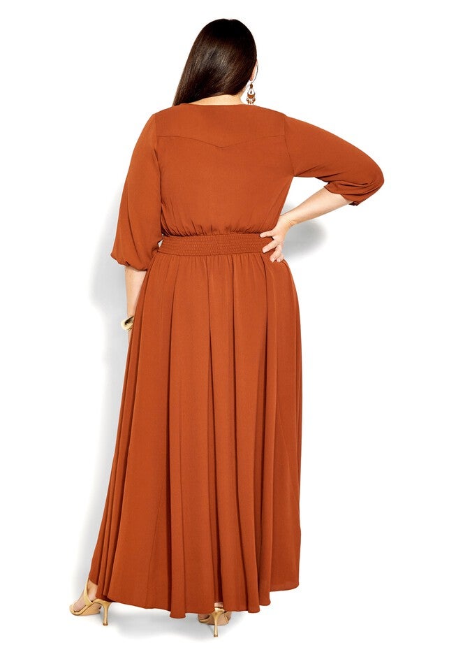 Desire Maxi Dress - ginger, ORANGE, alternate image number null