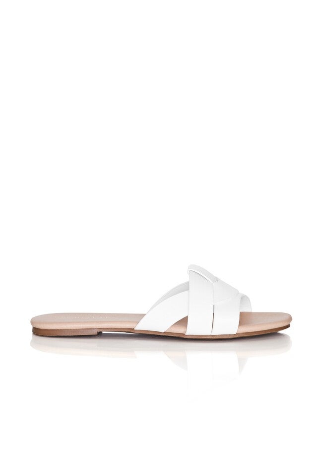 WIDE FIT Spark Slide - white, WHITE, on-hover image number 1