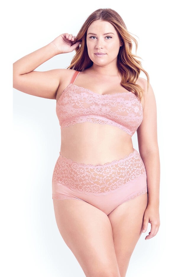 Full Coverage Bralette - blossom pink, PINK, hi-res image number 0