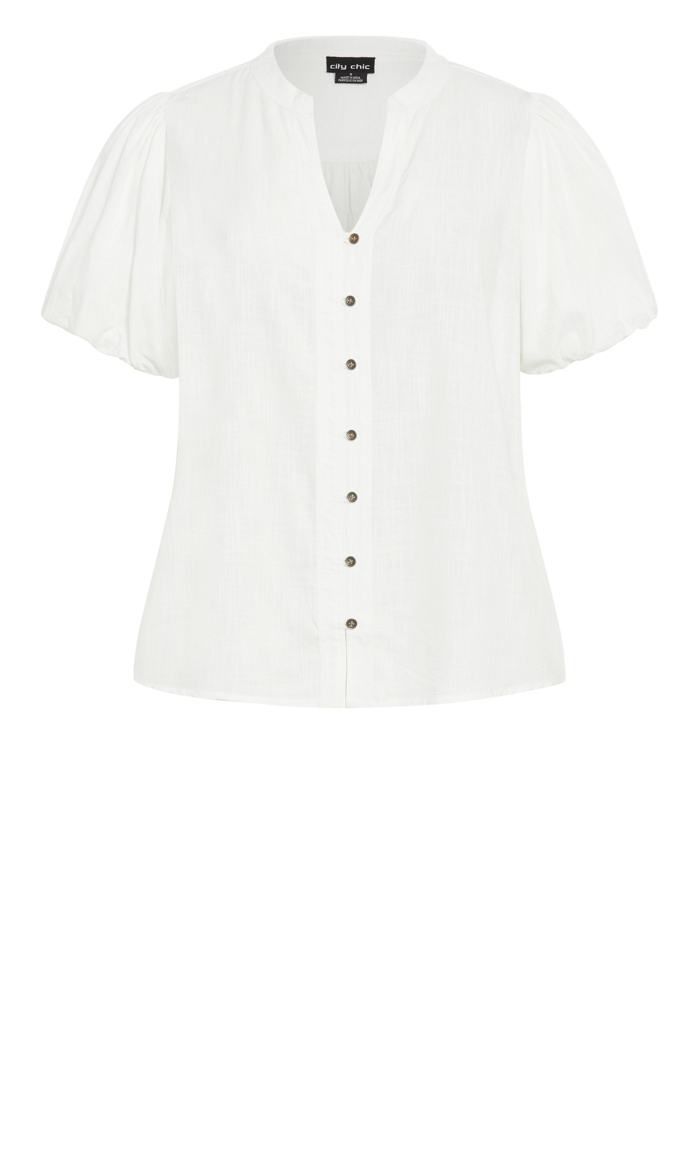 Georgia Shirt - ivory, WHITE, alternate image number 3