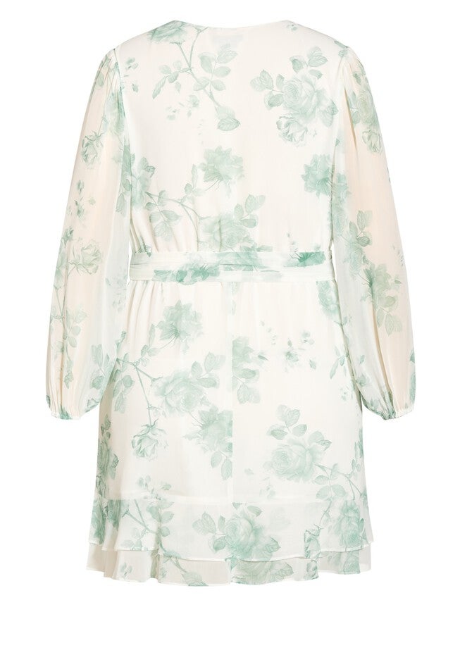 Delicate Rose Dress - mint, GREEN, alternate image number 4