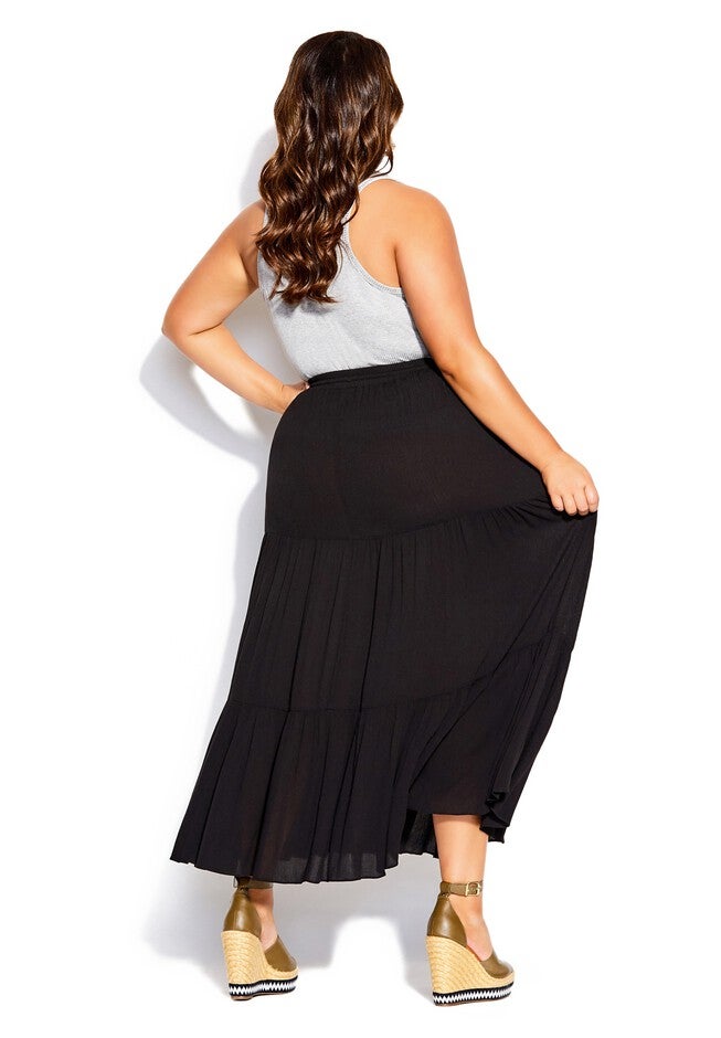 Paradise Skirt - black, BLACK, on-hover image number 1