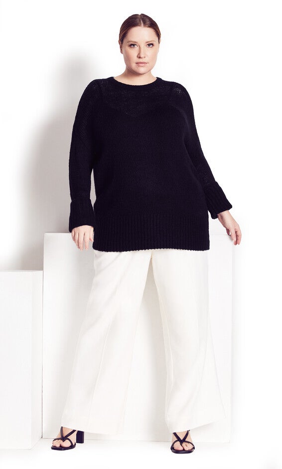 Scarlett Sweater - black, BLACK, alternate image number null