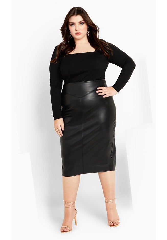 Charlotte Skirt - black, BLACK, on-hover image number null