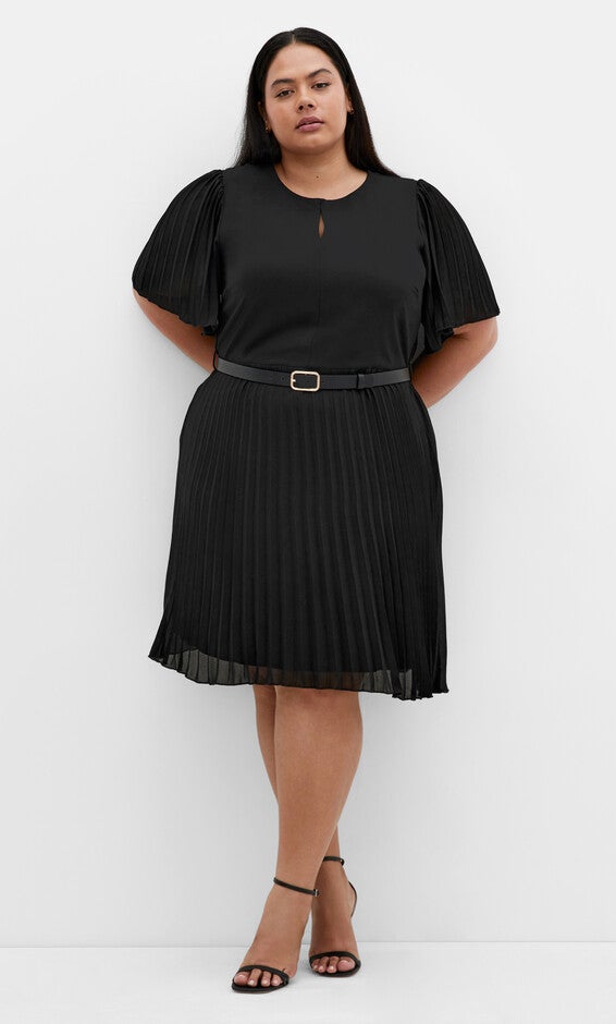 Newberry Street Dress - black, BLACK, hi-res image number null