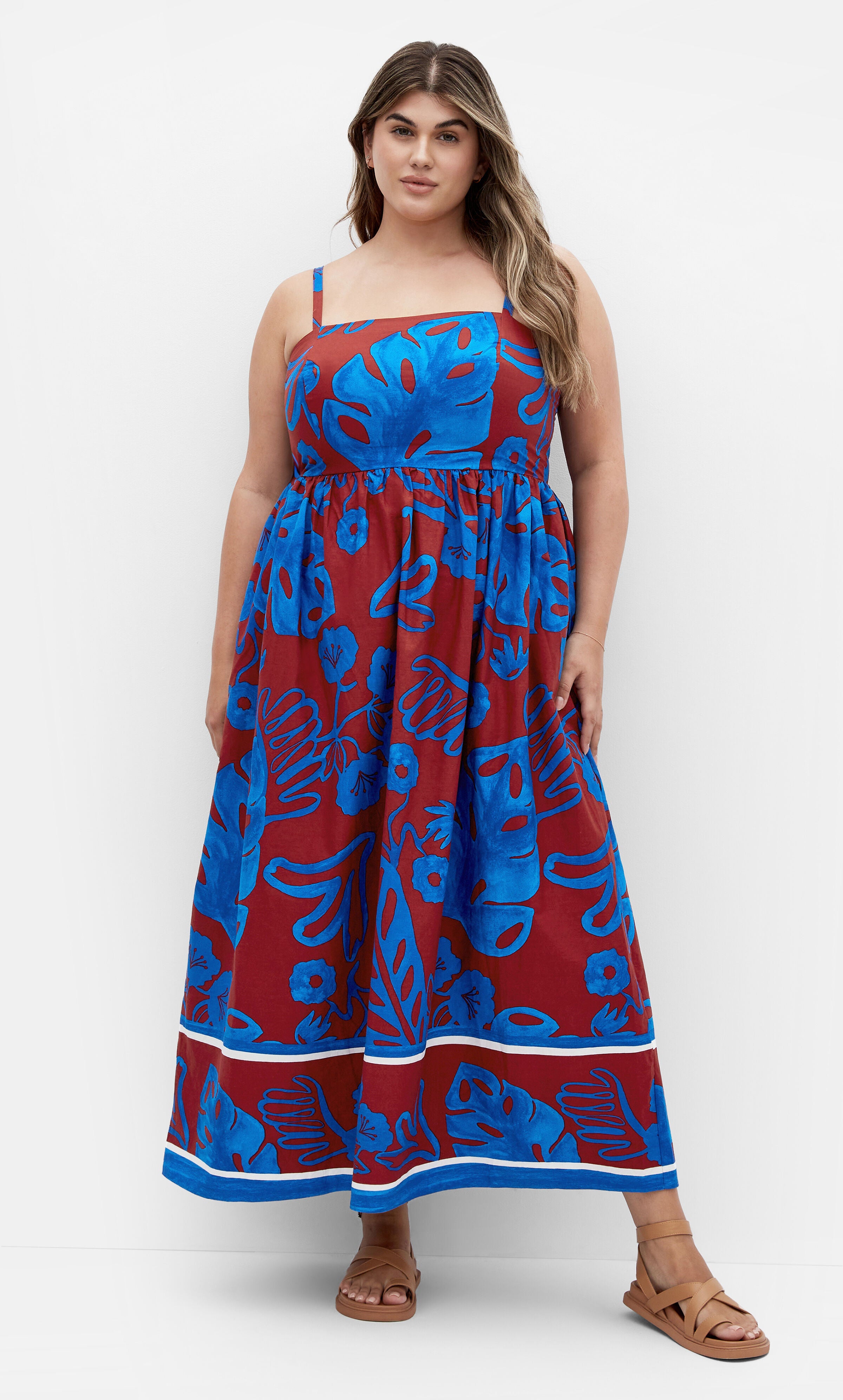 Giana Maxi Dress - blue, BLUE, alternate image number 1