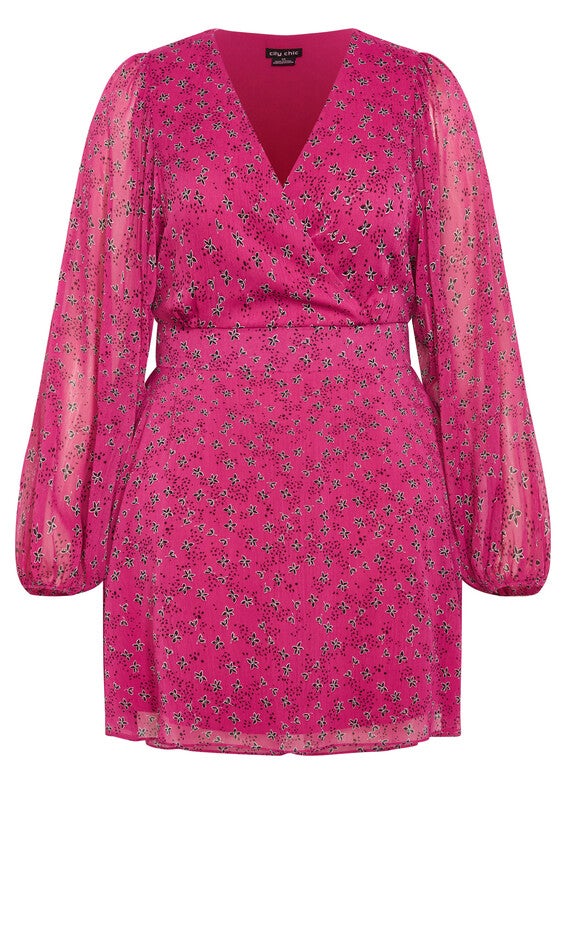 Jenna Dress - sangria, SANGRIA RAIN DITSY, alternate image number null