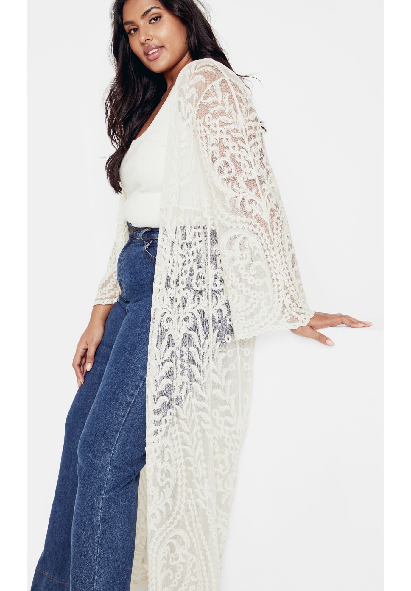 Pretty Thing Duster, NATURAL, on-hover image number 1