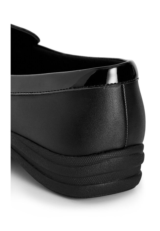 Azalea Comfort Flat, BLACK, alternate image number 6