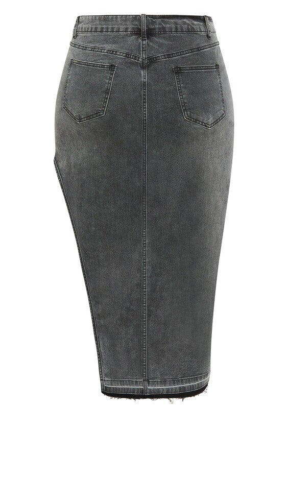 Remi Skirt - black wash, BLACK, alternate image number 4
