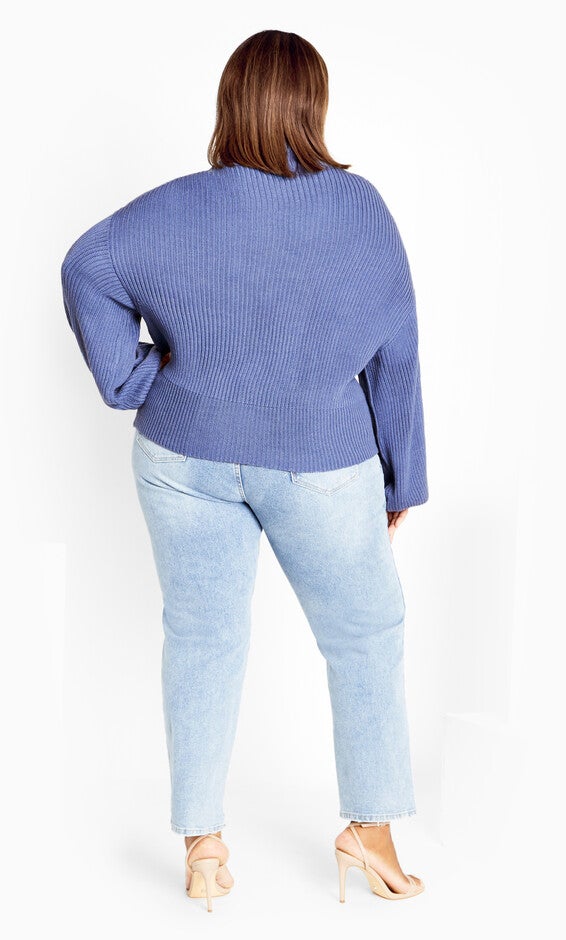 Angel Sweater - denim blue, BLUE, alternate image number null
