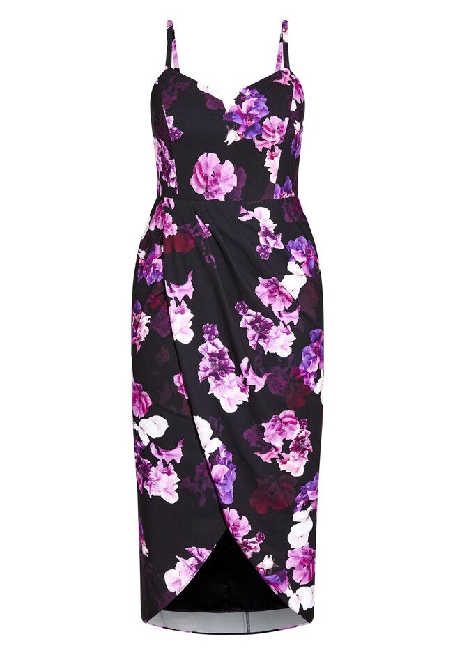 In Bloom Dress - black, BLACK, alternate image number null