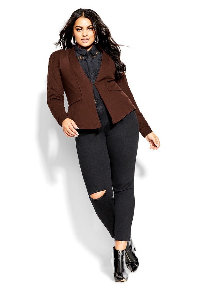 Piping Praise Jacket - truffle, BROWN, alternate image number 5