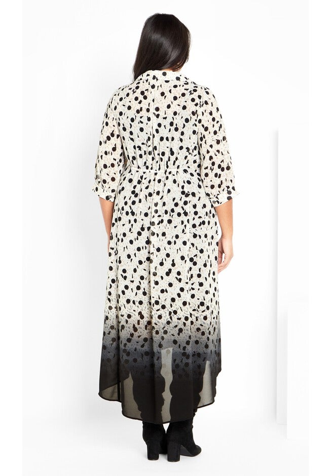 Rylee Print Dress, WHITE NOISE, on-hover image number null