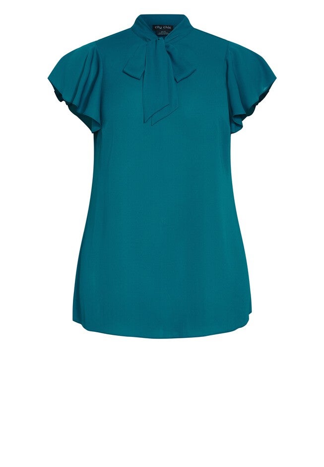 Aria Top - teal, GREEN, alternate image number 2